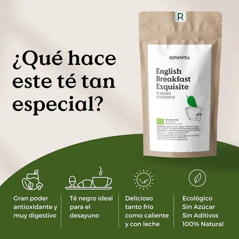 Replantea Colazione Inglese Squisita Biologica, 100 g