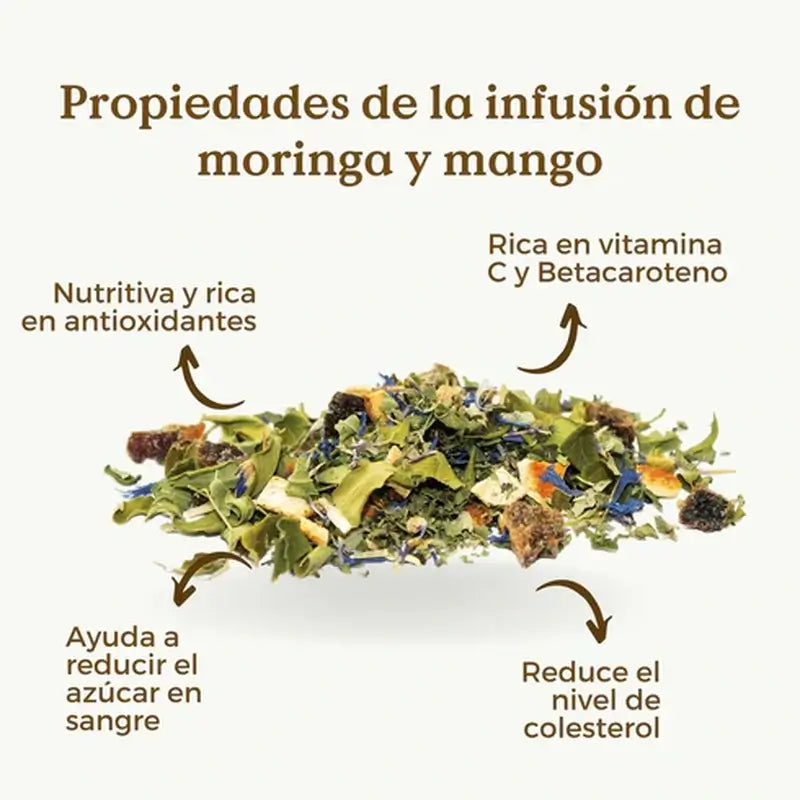 Infuso di moringa e mango biologico Replantea, 100 g