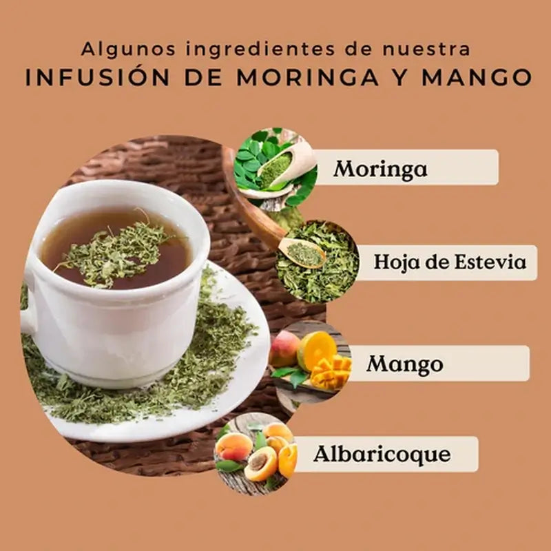 Infuso di moringa e mango biologico Replantea, 100 g