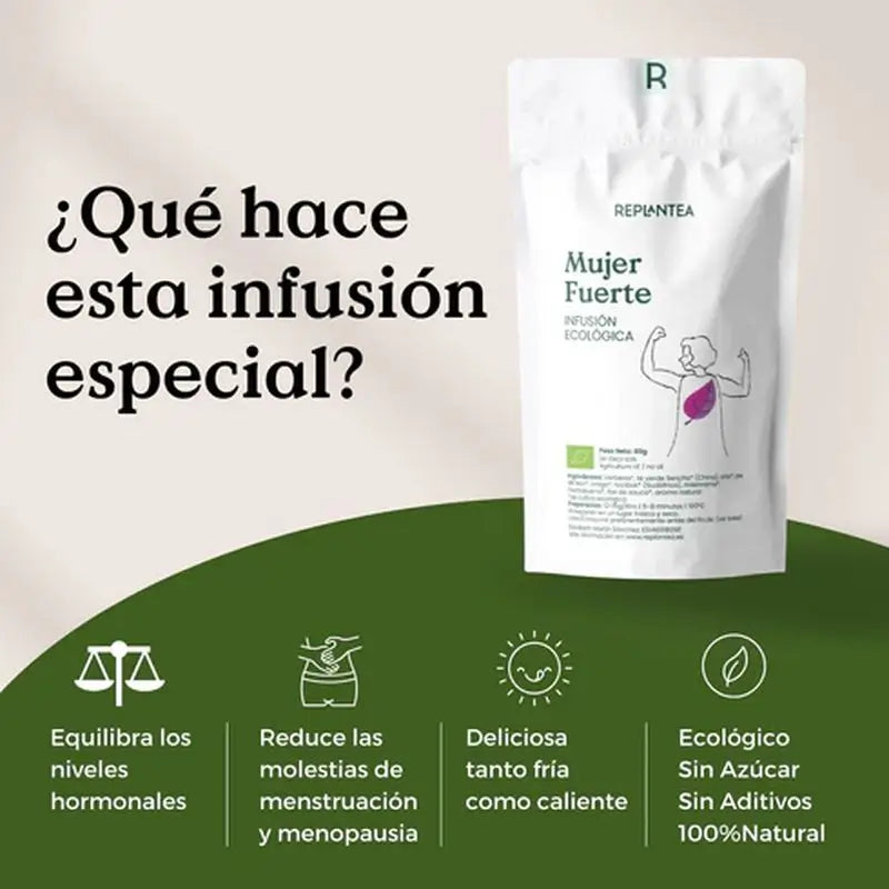 Replantea Infuso donna forte biologico, 80 g