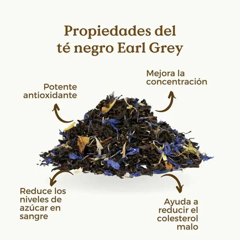 Replantea Earl Grey Supreme Tè nero biologico, 100 g
