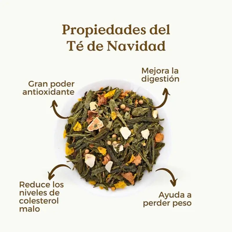 Tè verde natalizio biologico Replantea, 100 g