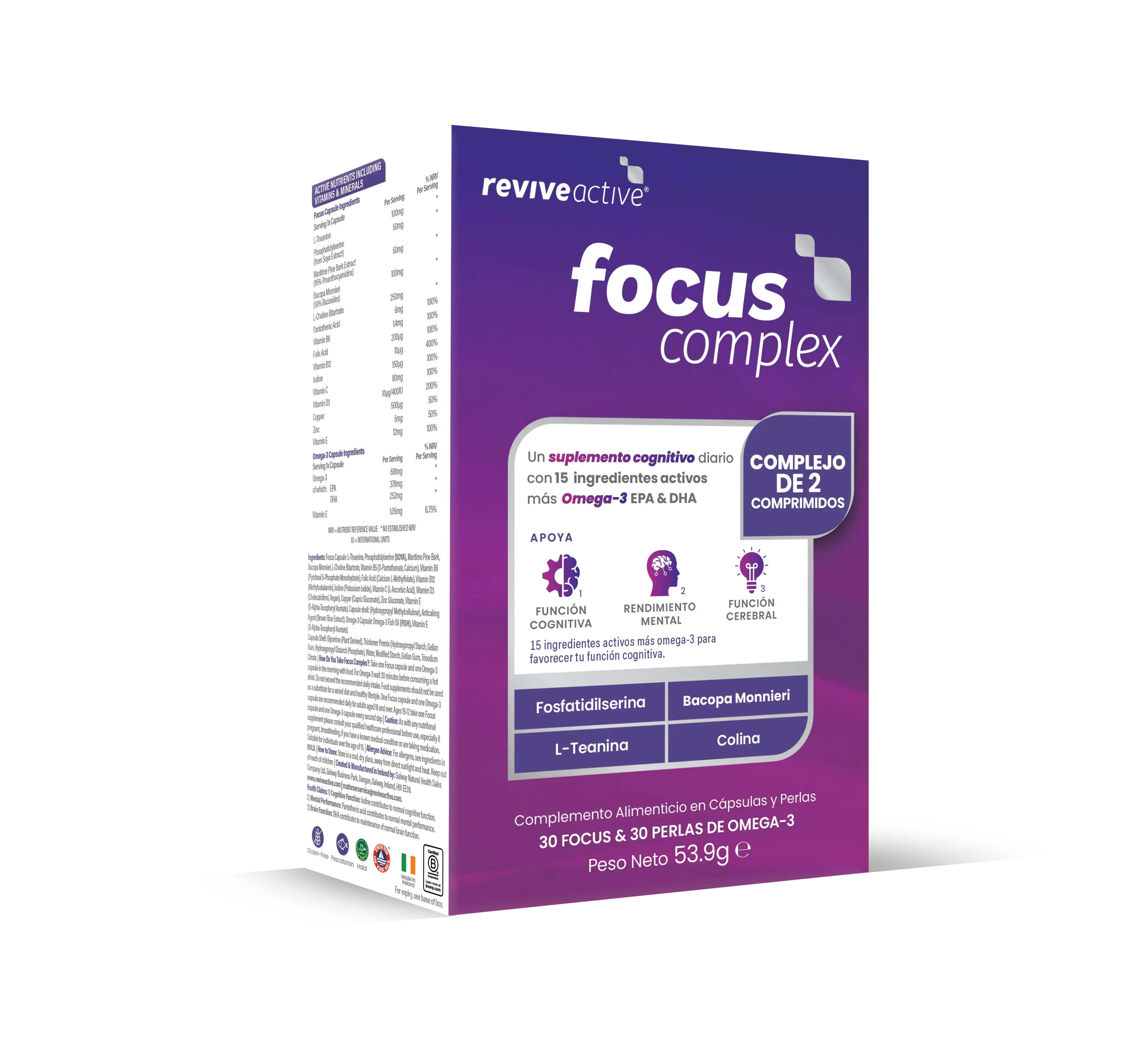 Revive Active Focus Complex, 60 capsule e perle