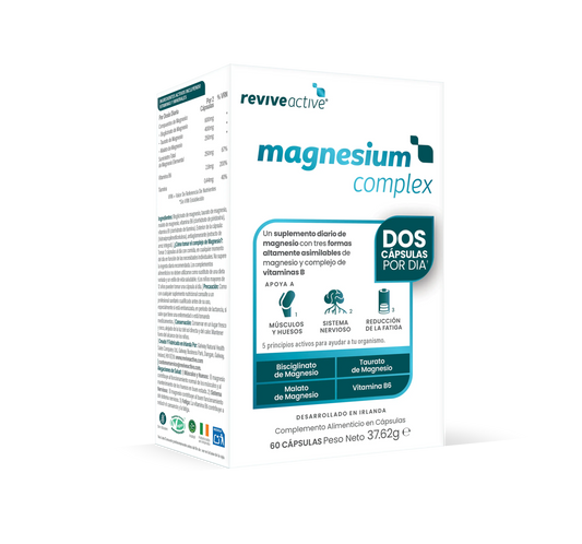 Revive Active Tri-Magnesio Complex + B6, 60 capsule