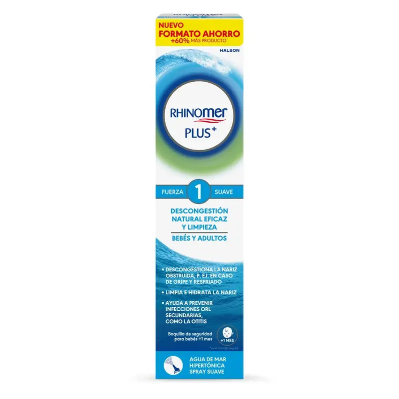 Rhinomer Plus+ F1 Neonati e Adulti Formato risparmio , 200 ml