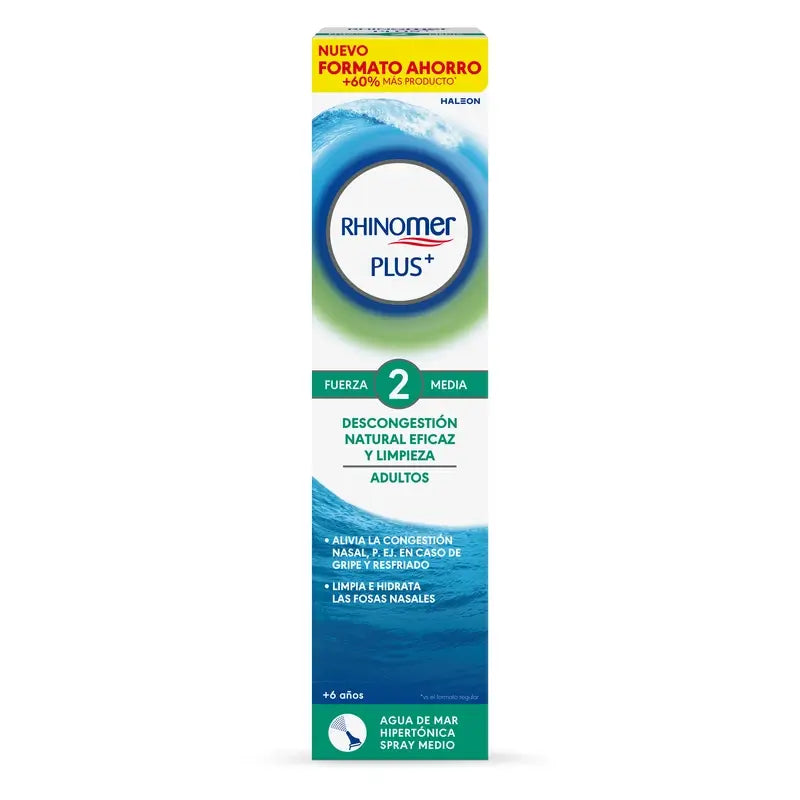 Rhinomer Plus+ F2 Formato risparmio per adulti , 200 ml