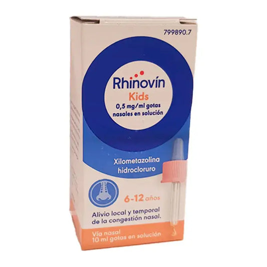 Rhinovin Infantil 0,5 mg/ ml Soluzione in gocce nasali 1 flacone da 10 ml