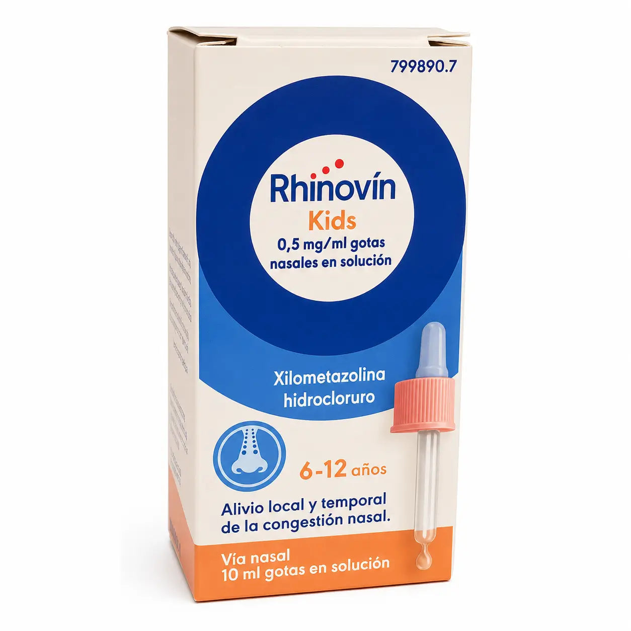 Rhinovin Infantil 0,5 mg/ ml Soluzione in gocce nasali 1 flacone da 10 ml