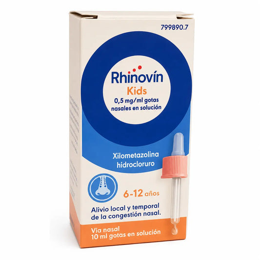 Rhinovin Infantil 0,5 mg/ ml Soluzione in gocce nasali 1 flacone da 10 ml