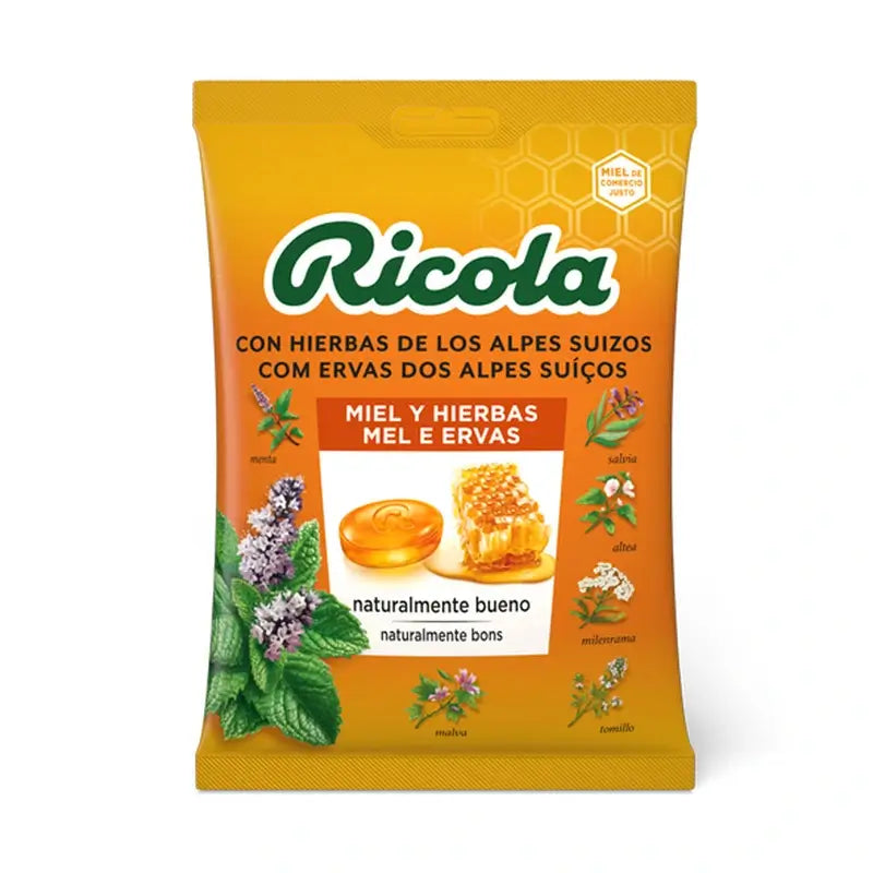 Ricola Miele & Erbe in bustina , 70 gr