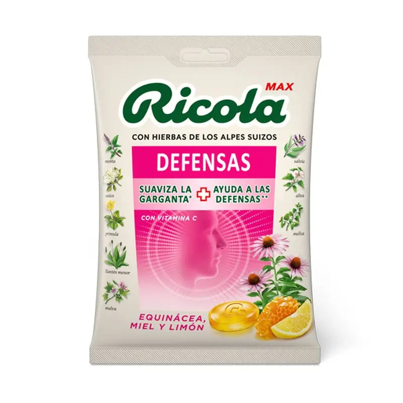 Ricola Max Bag Equinac Miele Limone , 70 gr