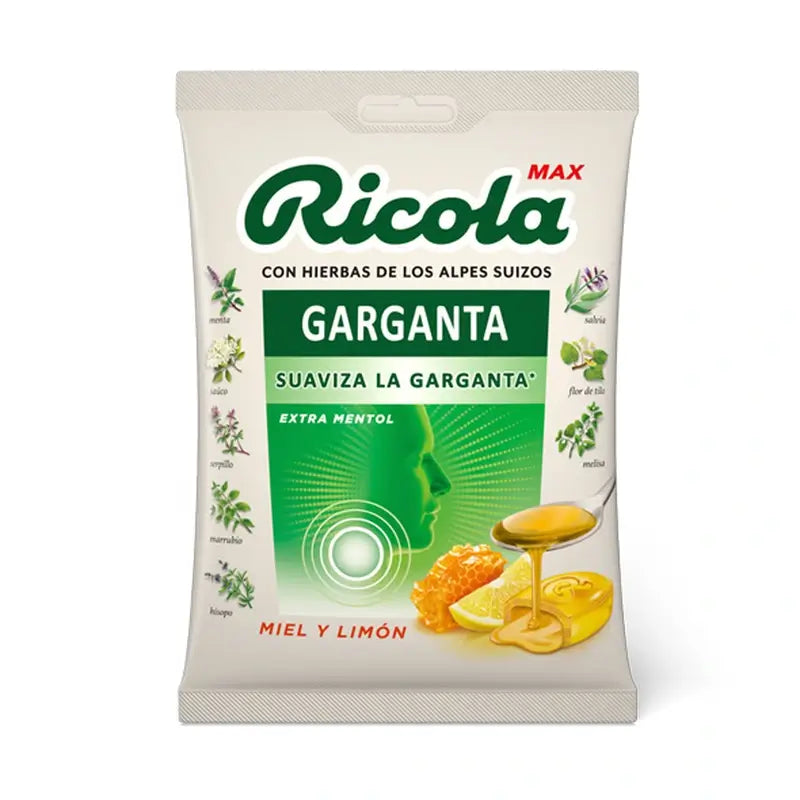 Ricola Ricola Ricola Max Miele e Limone Sacchetto , 70 gr