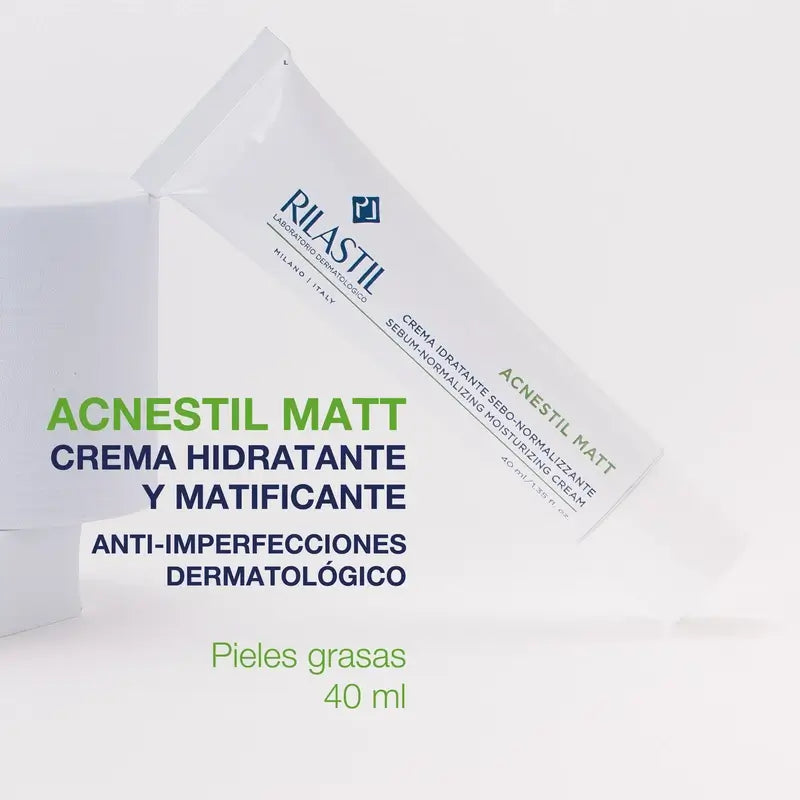 Rilastil Acnestil Matt Crema Idratante e Opacizzante 40 ml