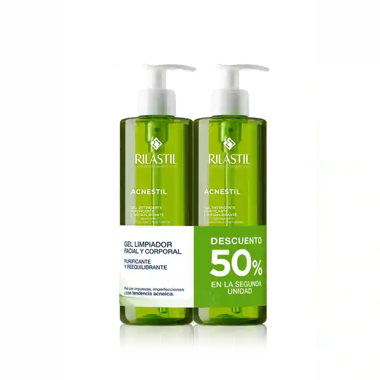 Rilastil Acnestil Prm Acnestil Gel 2a Unità 50% , 2X400 Ml