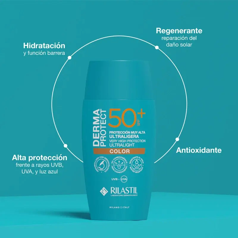 Rilastil Dermaprotect SPF 50+ Colore, 50 ml