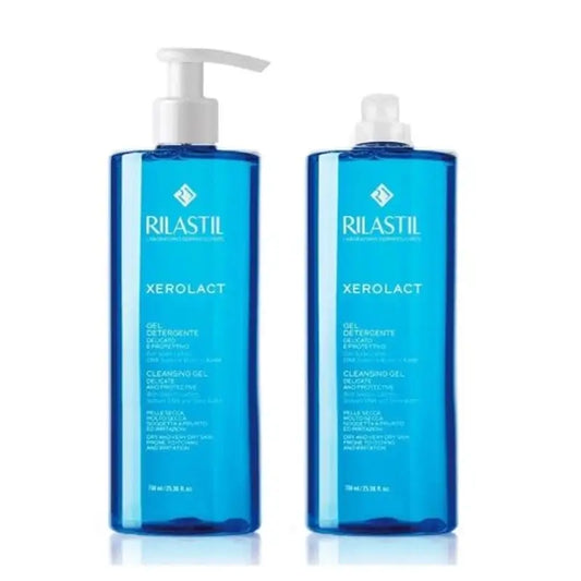 Rilastil Duplo Xerolact Gel 2° Sconto 50% , 750ml + 750ml
