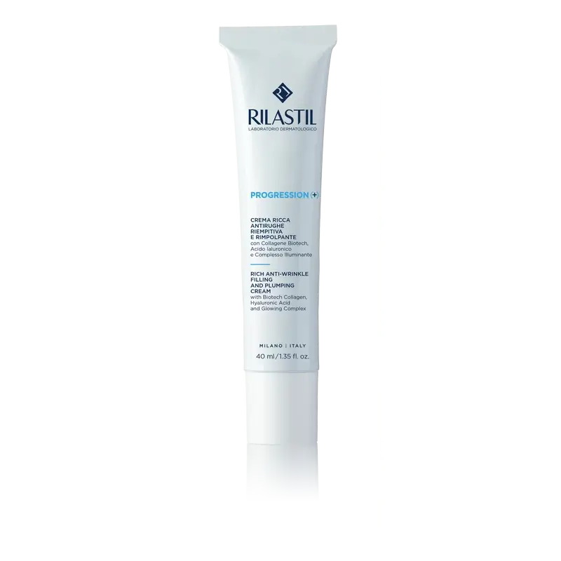 Rilastil Progression (+) Crema Antirughe Ricca , 40 ml