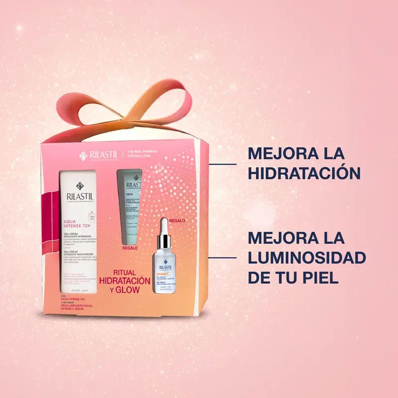 Rilastil Dermatological Glow Gift Set, 40 ml + 15 ml + 15 ml