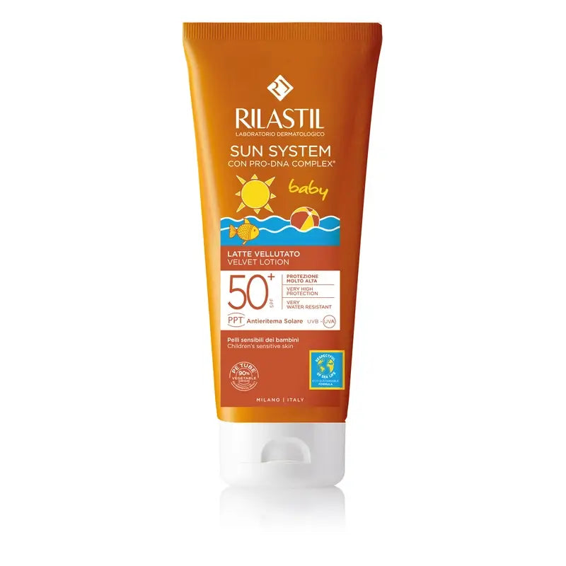 Rilastil Sun System SPF 50+ Latte per bambini Velluto 200 ml