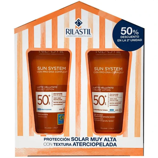 Rilastil Sun System 50 Latte Velluto , 2 x 200 ml