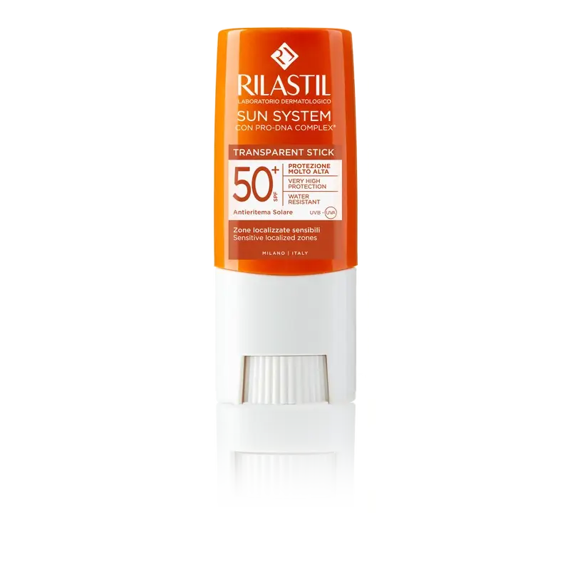 Rilastil Sun System SPF 50+ Stick Trasparente, 8,5 gr