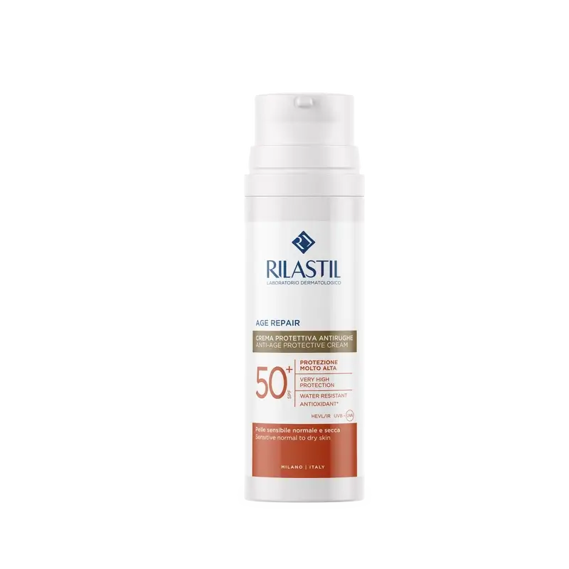 Rilastil Sun System Age Repair Fotoprotettore Anti-Età Spf50+, 50 ml