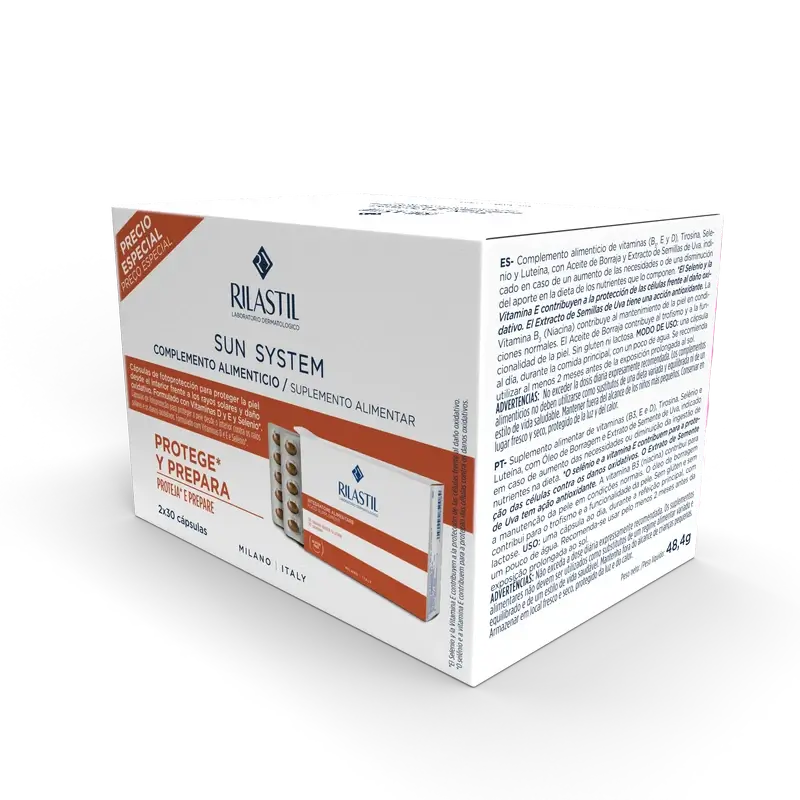 Rilastil Sun System Oral, 2x30 capsule