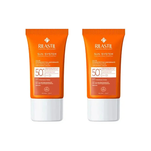 Rilastil Sun System Spf 50+ Colore, 2X50 Ml