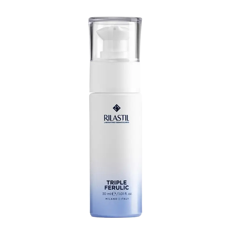 Rilastil Triplo Siero Ferulico Antietà, Antiossidante e Illuminante, 30 Ml