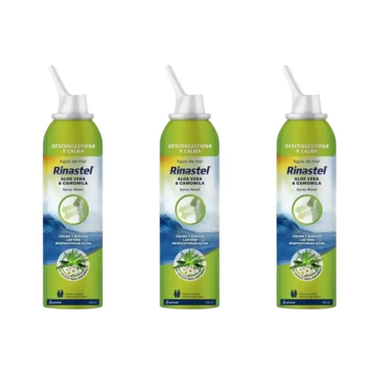 Rinastel Aloe V Camomilla Spray Nasale, 3X125 Ml