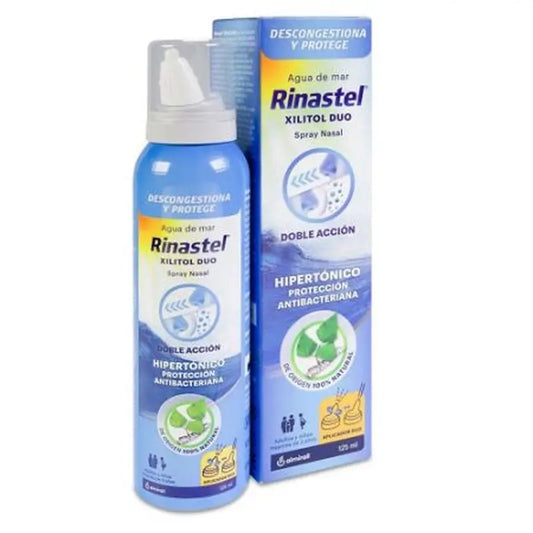 Rinastel Xylitol Hypertonic Duo Spray Nasale, 125 ml