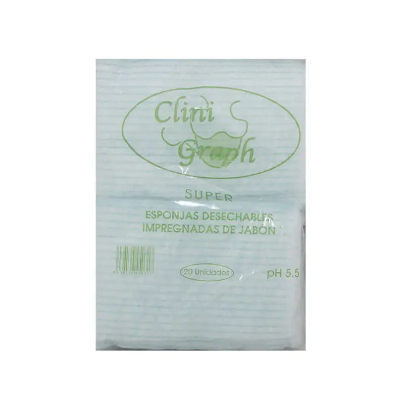 Roansa Clinigraph Soapy Sponges with Aloe Vera 20 units