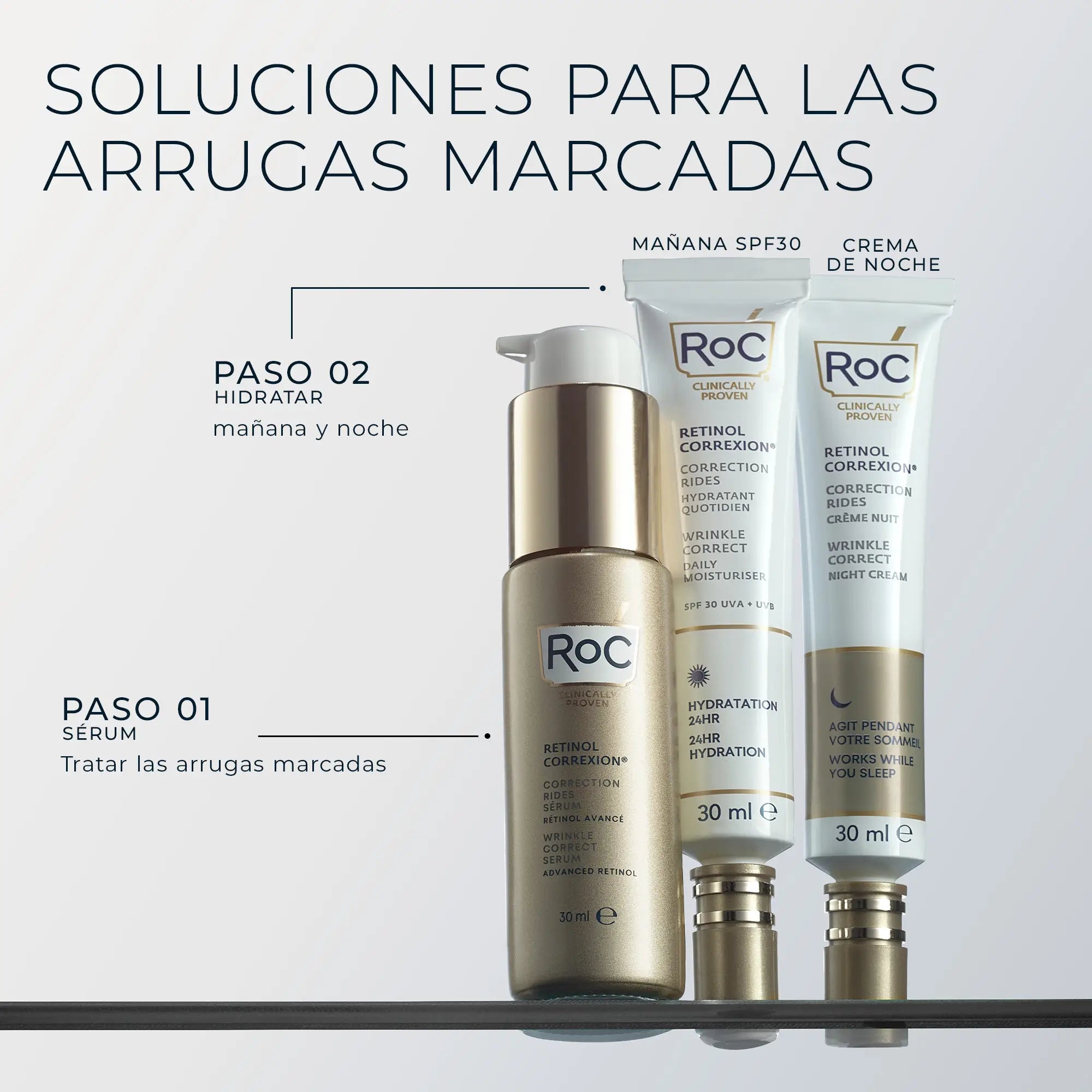 Roc Skincare Iberia Roc® Wrinkle Correct Crema Giorno Spf30 30Ml