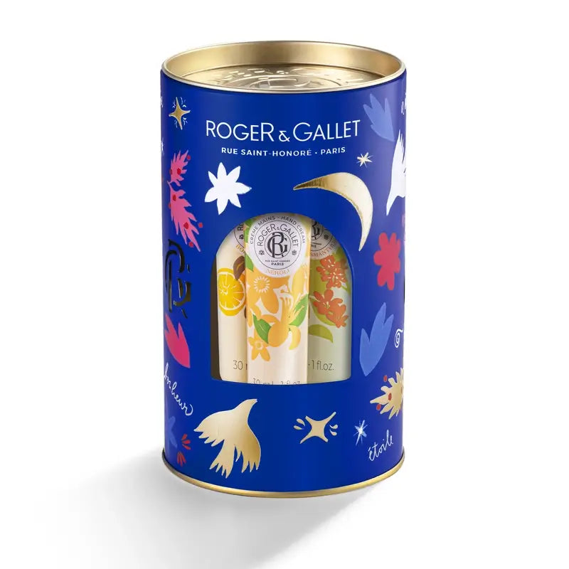 Roger & Gallet Crema Mani Benessere Petto: Néroli - Bois D'Orange - Fleur D'Osmanthus, 3 pezzi