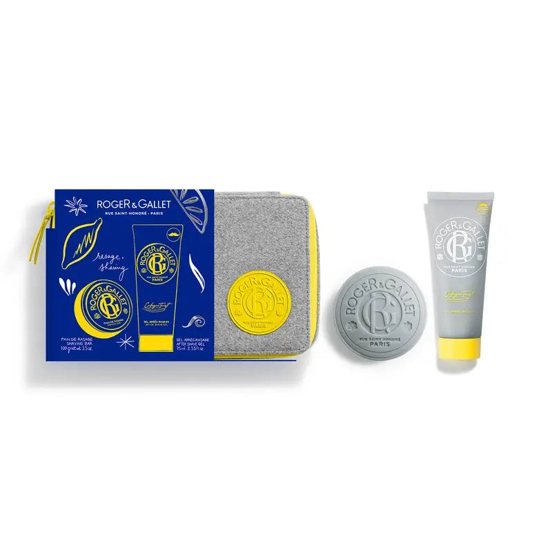 Set da toilette Roger & Gallet Cologne Twist, Stick da barba + Gel dopobarba, 175 ml