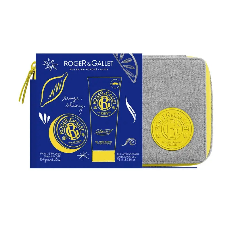 Set da toilette Roger & Gallet Cologne Twist, Stick da barba + Gel dopobarba, 175 ml