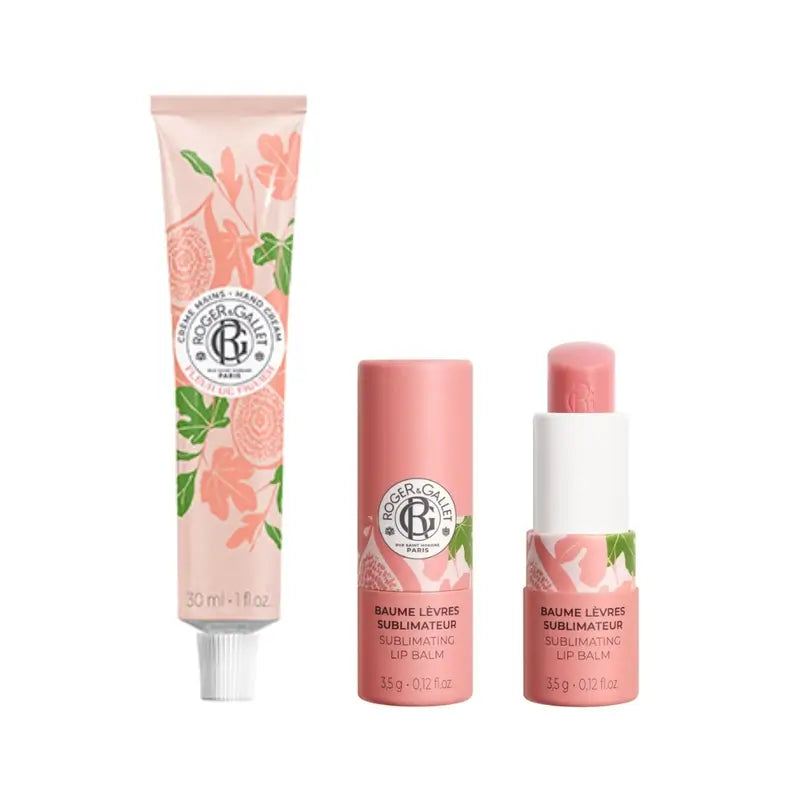 Roger & Gallet Fleur De Figuier Crema mani e balsamo labbra