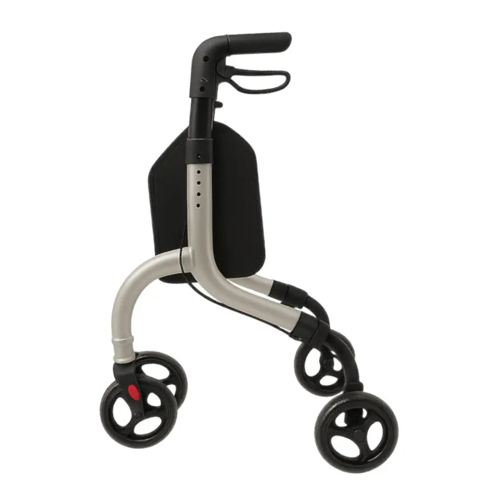 rollator pieghevole in alluminio a 3 ruote
