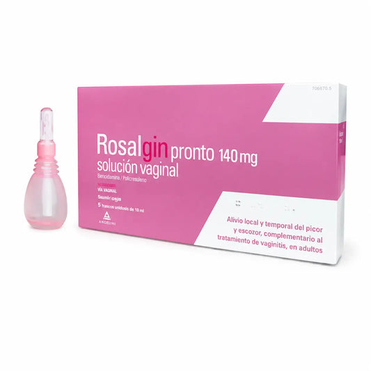 Rosalgin Pronto 140 ml soluzione vaginale, 5 dosi singole