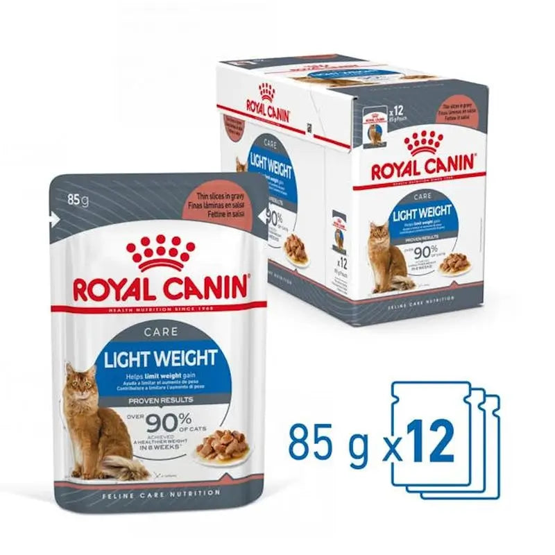 Royal Canin Adult Light Weight Pouch Box 12X85Gr, cibo umido per gatti