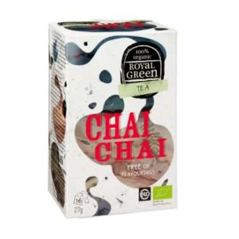 Royal Green Tea Chai Chai 16Infusions. Organic**.