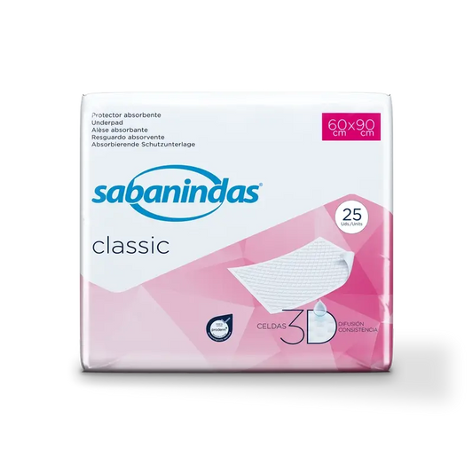 Sabanindas assorbente normale 60 x 90 cm 25 unità