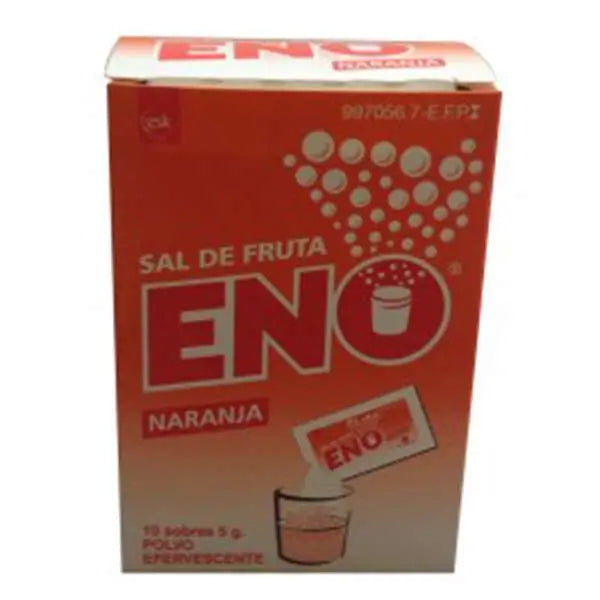 ENO Fruit Salt Orange Flavour 10 Envelopes