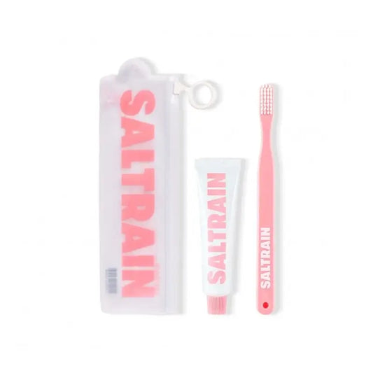 Kit da viaggio Saltrain rosa citrino e pennello