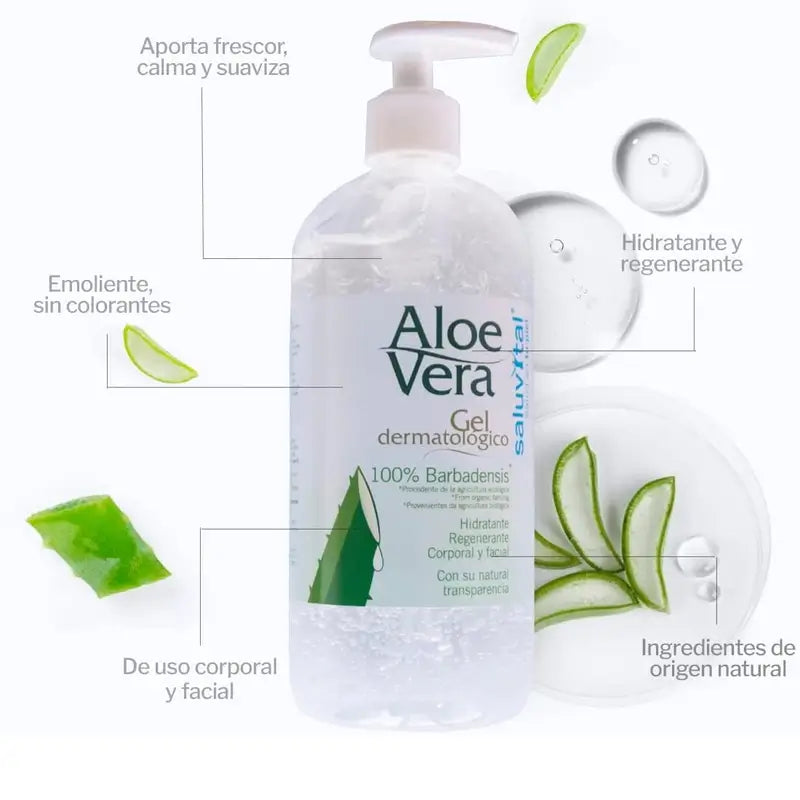 Saluvital Gel di Aloe Vera 500 Ml