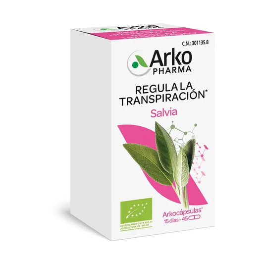 Arkopharma Arkocápsulas Salvia Bio, 48 capsule