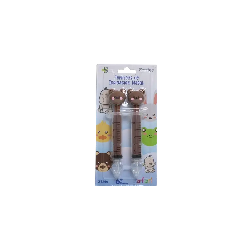 Sanitec Siringa per irrigazione nasale bambini, 2 pz.