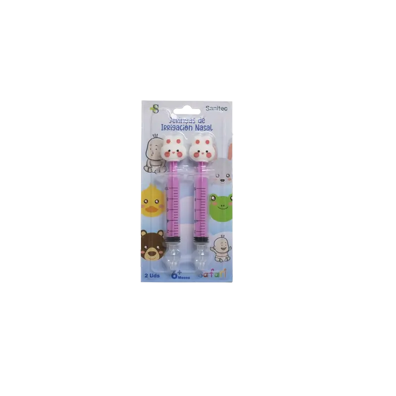 Sanitec Siringa per irrigazione nasale bambini, 2 pz.
