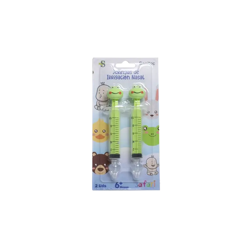Sanitec Siringa per irrigazione nasale bambini, 2 pz.