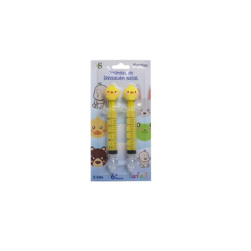 Sanitec Siringa per irrigazione nasale bambini, 2 pz.